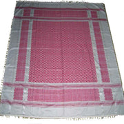 Red &Cream base leaf desgn arab arafat scarf