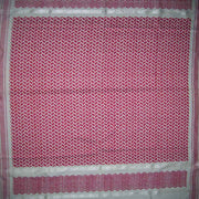 Red &Cream base leaf desgn arab arafat scarf