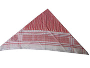 Red &Cream base leaf desgn arab arafat scarf