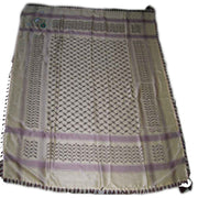Yasser Design Arafat Scarf with Fringe