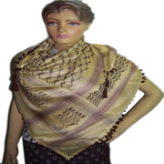 Yasser Design Arafat Scarf with Fringe