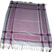 Yasser Design Arafat Scarf With Fringe