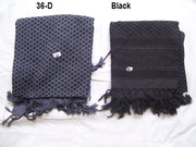 Leaf Design Arafat Scarf with Embroidery