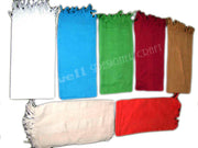 Solid Color Leaf Design Arafat Scarf