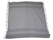 Solid Color Leaf Design Arafat Scarf