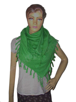 Solid Color Leaf Design Arafat Scarf