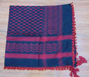 solid color poly viscose Arafat Scarf