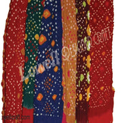 MULTICOLOR  BANDHANI SCARF