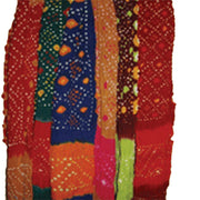 MULTICOLOR  BANDHANI SCARF