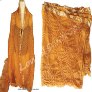 SINGLE COLOR SILK BHANDHNI SCARF