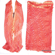 SINGLE COLOR SILK BHANDHNI SCARF