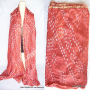 SINGLE COLOR SILK BHANDHNI SCARF