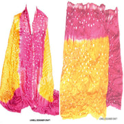 TWO TONE SILK SCARF