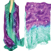 TWO TONE SILK SCARF