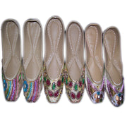 Beads Embroidery Indian Handmade Mojari Jooti Juti