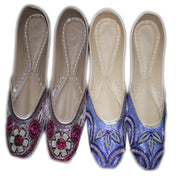 Beads Embroidery Indian Handmade Mojari Jooti Juti