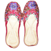 BEADED EMBROIDERY FOOTWEAR