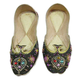 Indian Punjabi Shoes Khussa Juti Us Flat Mojari Jutti