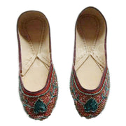 Embroidery Women Flats Shoe Mojari Jooti Juti