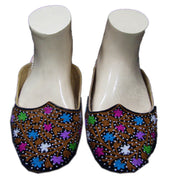 ROUND LIGHT VELVET SOLE ETHNIC SHOES