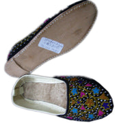 ROUND LIGHT VELVET SOLE ETHNIC SHOES