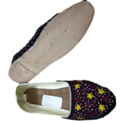 ROUND LIGHT VELVET SOLE ETHNIC SHOES
