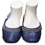 LEATHER EMBROIDERY  SHOES SLEEPER ROUND