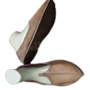 MENS CAMEL LEATHER SHOES