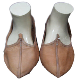 MENS CAMEL LEATHER SHOES