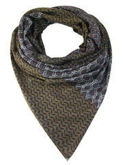 Fine Wool Luxury Jacquard Design Scarf Stole