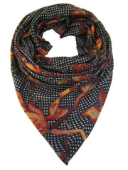 Fine Wool Luxury Jacquard Design Scarf Stole