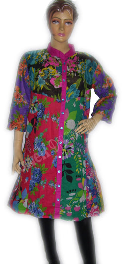 Indian Kurti  Boho Top long Tunic