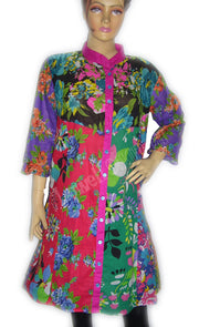 Indian Kurti  Boho Top long Tunic