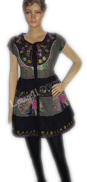 COTTON EMBROIDERED TUNIC / TOP / INDIAN KURTI