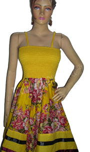 COTTON MINI DRESS /SKIRT