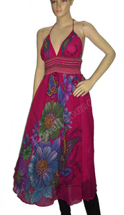 LONG MAXI CHIFFON CASUAL GIRLS LADIES EVENING DRESS