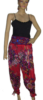 Ethnic Indian Womens Cotton Aladdin Trouser Harem printed Pants