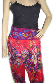 Ethnic Indian Womens Cotton Aladdin Trouser Harem printed Pants
