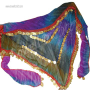 TIE & DYE TRIANGLE HIP SCARF