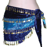 VELVET HIP SCARF THREE ROW