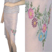CHIFFON TRIANGLE HIP SCARF