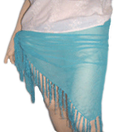 CHIFFON TRIANGLE HIP SCARF