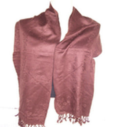 SELF DESIGN JAMAVAR SCARF