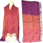 TWO TONE JAMAVAR SCARF