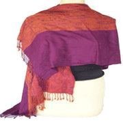 TWO TONE JAMAVAR SCARF