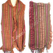 VISCOSE STRIPE LYCRA SCARF
