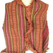 VISCOSE STRIPE LYCRA SCARF