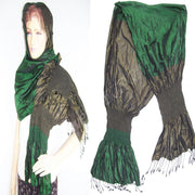 TWO TONE LYCRA SILK SCARF