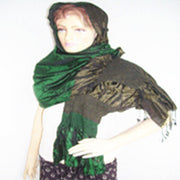TWO TONE LYCRA SILK SCARF
