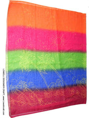 PALM TREE CHIFFON SCARF